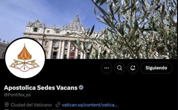 «Apostólica Sedes Vacans»: renombraron las cuentas del Papa Francisco en X